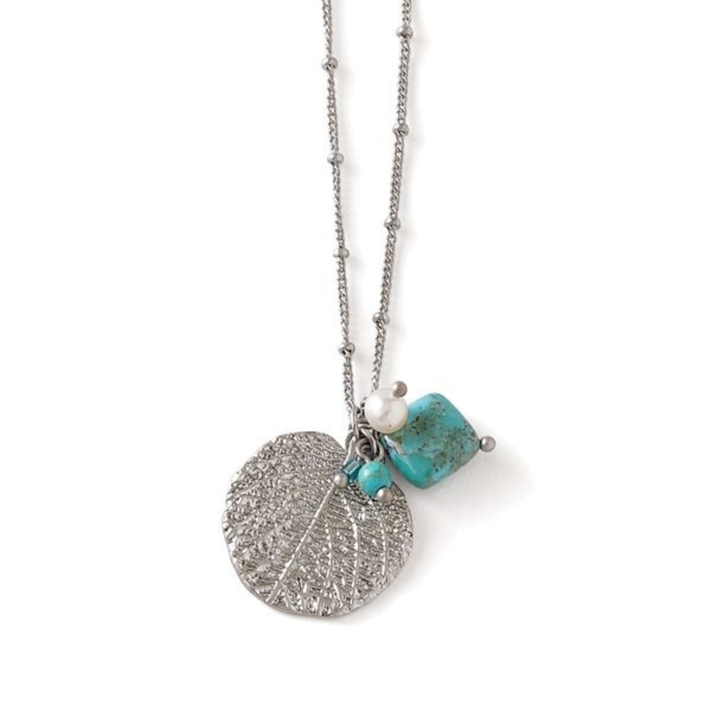 Lia Sophia “Poplar” turquoise necklace